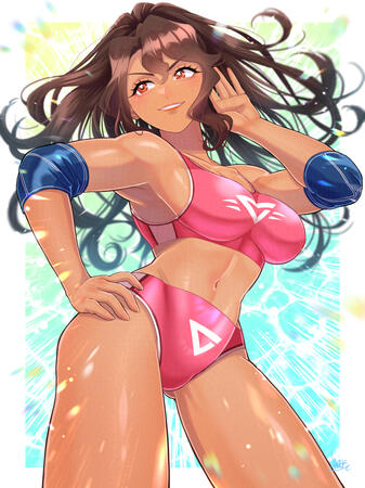 commission:37 Detail color/Thigh up commission